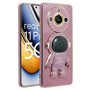 Pouzdro pro Realme 11 Pro / 11 Pro +, Astronaut, fialové