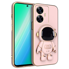 Pouzdro pro Realme C55, Astronaut, růžové rose gold