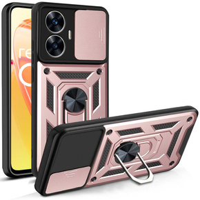 Pouzdro pro Realme C55, CamShield Slide, růžové rose gold