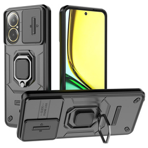 Pouzdro pro Realme C67 4G, KickStand Camera Lens, černé