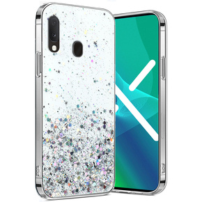 Pouzdro pro Samsung Galaxy A20E, Glittery, průhledné