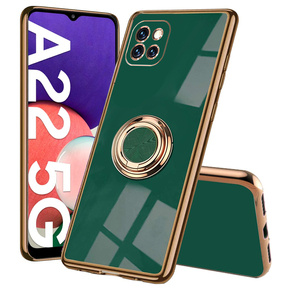 Pouzdro pro Samsung Galaxy A22 5G, Electro Ring, zelené