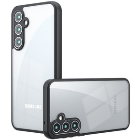 Pouzdro pro Samsung Galaxy A25 5G, Fusion, transparentní / černé + 9H sklo