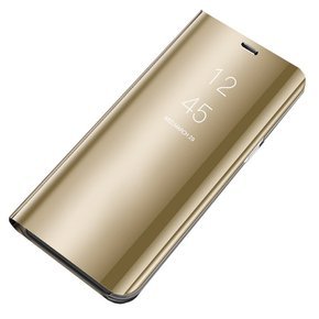 Pouzdro pro Samsung Galaxy A32 5G, Clear View, zlaté