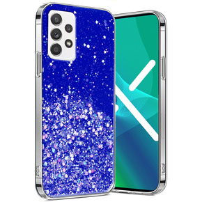 Pouzdro pro Samsung Galaxy A32 5G, Glittery, modré