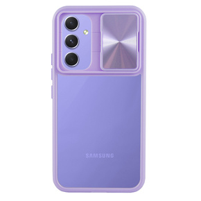 Pouzdro pro Samsung Galaxy A54 5G, Slide Camera, fialové