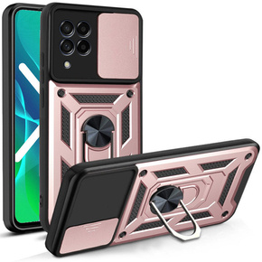 Pouzdro pro Samsung Galaxy M53 5G, CamShield Slide, růžové rose gold