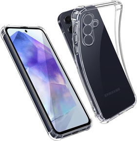 Pouzdro pro Samsung Galaxy M55 5G, Dropproof, průhledné