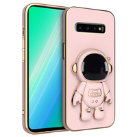 Pouzdro pro Samsung Galaxy S10, Astronaut, růžové rose gold