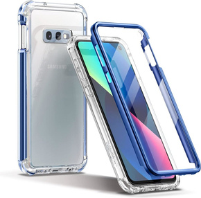 Pouzdro pro Samsung Galaxy S10e, Suritch Full Body, transparentní / modré