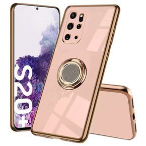 Pouzdro pro Samsung Galaxy S20 Plus, Electro Ring, růžové