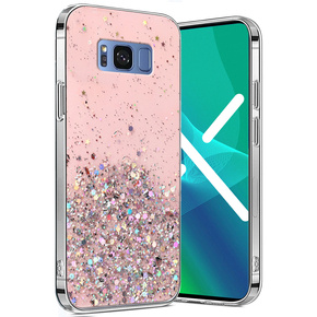 Pouzdro pro Samsung Galaxy S8, Glittery, růžové
