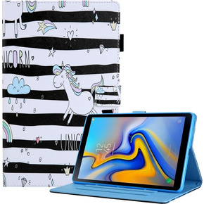 Pouzdro pro Samsung Galaxy Tab A7 Lite 8.7 T220 / T225, zebra unicorn