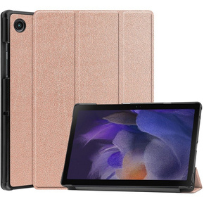 Pouzdro pro Samsung Galaxy Tab A8 10.5 SM-X200 SM-X205, Smartcase, růžové rose gold