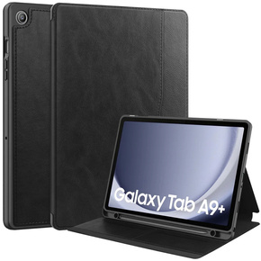 Pouzdro pro Samsung Galaxy Tab A9+, Business Card and Pen Slot, černé