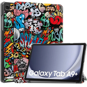 Pouzdro pro Samsung Galaxy Tab A9+, Smartcase, graffiti