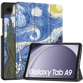 Pouzdro pro Samsung Galaxy Tab A9, Smartcase, painted pattern