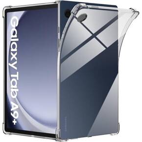 Pouzdro pro Samsung Galaxy Tab A9+, silikonové, průhledné