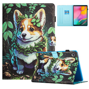 Pouzdro pro Samsung Galaxy Tab S6 Lite 2022 / 2020, s klopou, corgi dog