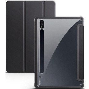 Pouzdro pro Samsung Galaxy Tab S7 Plus / Tab S7 FE, Smartcase Hybrid, se slotem na stylus, černé
