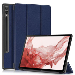 Pouzdro pro Samsung Galaxy Tab S9 Plus, Smartcase s prostorem pro stylus, modré