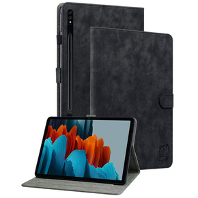 Pouzdro pro Samsung Galaxy Tab S9, Wallet Pen Slot, černé