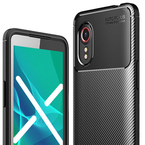 Pouzdro pro Samsung Galaxy Xcover 5, Carbon Gel, černé