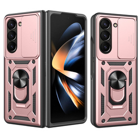 Pouzdro pro Samsung Galaxy Z Fold5 5G, CamShield Slide, růžové rose gold