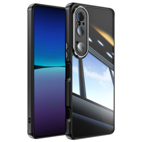 Pouzdro pro Sony Xperia 1 VI, Fusion Hybrid, s ochranou fotoaparátu, transparentní / černé