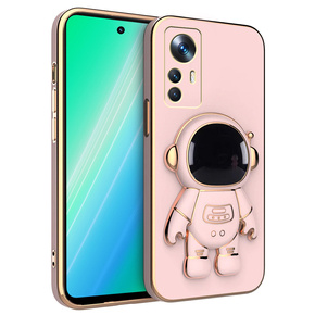 Pouzdro pro Xiaomi 12T Pro, Astronaut, růžové