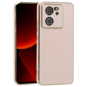 Pouzdro pro Xiaomi 13T / 13T Pro, Glamour CamShield, růžové rose gold