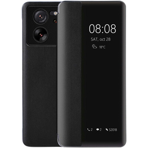 Pouzdro pro Xiaomi 13T / 13T Pro, s boční klapkou, černé