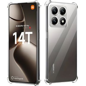 Pouzdro pro Xiaomi 14T Pro, Dropproof, průhledné