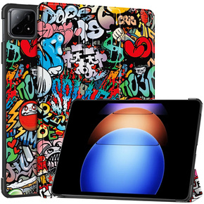 Pouzdro pro Xiaomi Pad 6S Pro 12.4, Smartcase, graffiti