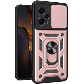 Pouzdro pro Xiaomi Poco F5, CamShield Slide, růžové rose gold