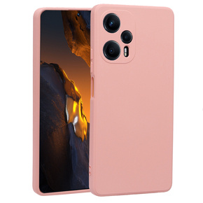 Pouzdro pro Xiaomi Poco F5, Silicone Lite, růžové