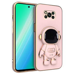 Pouzdro pro Xiaomi Poco X3 NFC / X3 Pro, Astronaut, růžové rose gold