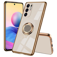 Pouzdro pro Xiaomi Redmi Note 10 5G / Poco M3 Pro, Electro Ring, zlaté