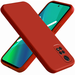 Pouzdro pro Xiaomi Redmi Note 11 / 11S, Silicone Lite, červené