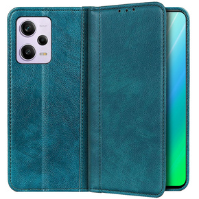 Pouzdro pro Xiaomi Redmi Note 12 Pro+ 5G, Wallet Litchi Leather, zelené