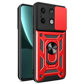 Pouzdro pro Xiaomi Redmi Note 13 5G, CamShield Slide, červené