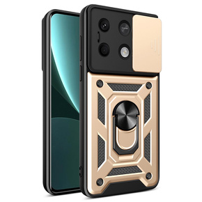 Pouzdro pro Xiaomi Redmi Note 13 5G, CamShield Slide, zlaté