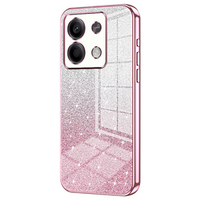 Pouzdro pro Xiaomi Redmi Note 13 5G, Glitter Case CamShield, růžové