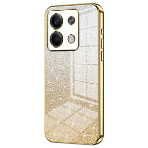 Pouzdro pro Xiaomi Redmi Note 13 5G, Glitter Case CamShield, zlaté