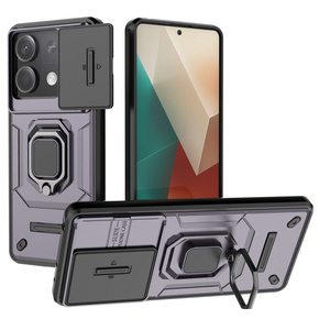 Pouzdro pro Xiaomi Redmi Note 13 5G, KickStand Camera Lens, fialové