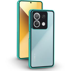 Pouzdro pro Xiaomi Redmi Note 13 5G, Magnetic Dual Glass, zelené