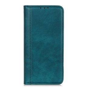 Pouzdro pro Xiaomi Redmi Note 9, Wallet Litchi Leather, zelené