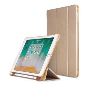 Pouzdro pro iPad 9.7 2018 / 2017/ Air / Air 2, Smartcase s prostorem pro stylus, zlaté