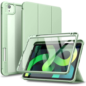 Pouzdro pro iPad Air 4 10.9 2020 / iPad Pro 11 2020 / 2018, Suritch Full Body, transparentní / zelené