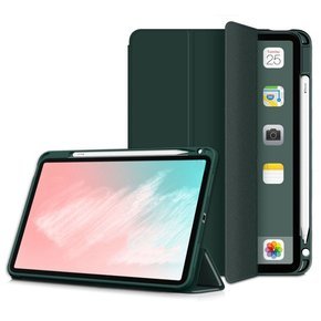 Pouzdro pro iPad Air 4 2020 / Air 5 2022 10.9", Smartcase s prostorem pro stylus, zelené